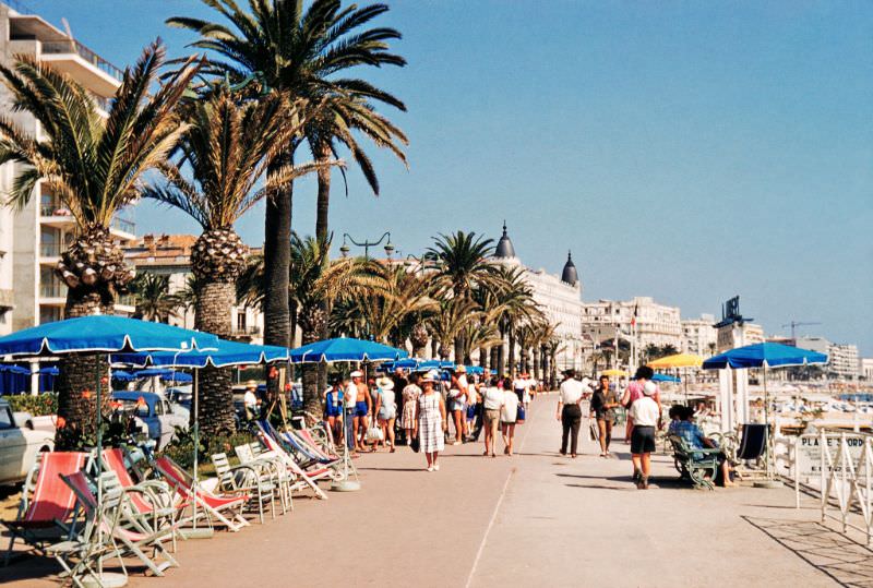 Boulevard de la Croisette, Cannes, 1958