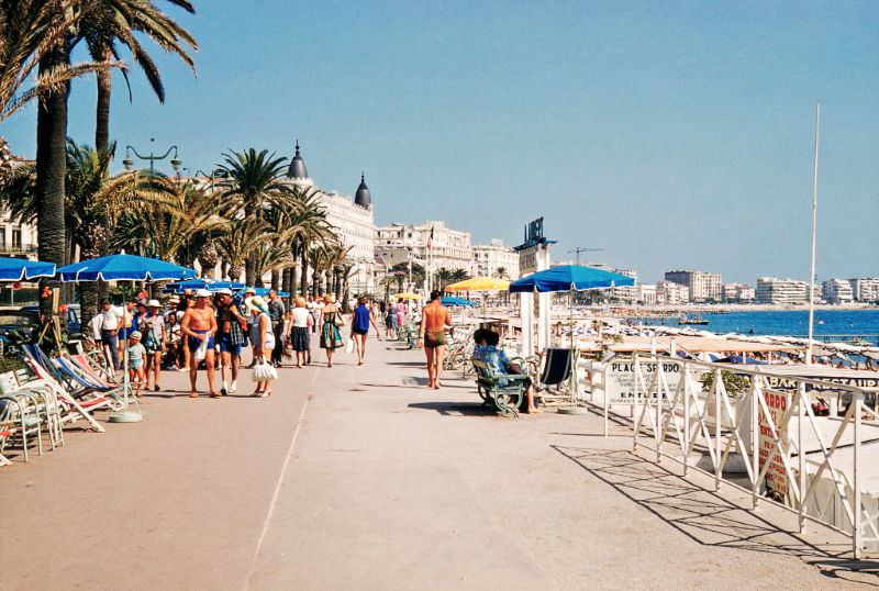 Boulevard de la Croisette, Cannes, 1958