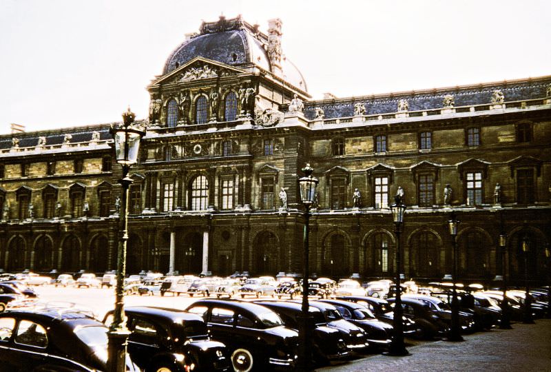 Pavillon Sully, Palais du Louvre, Paris, 1956