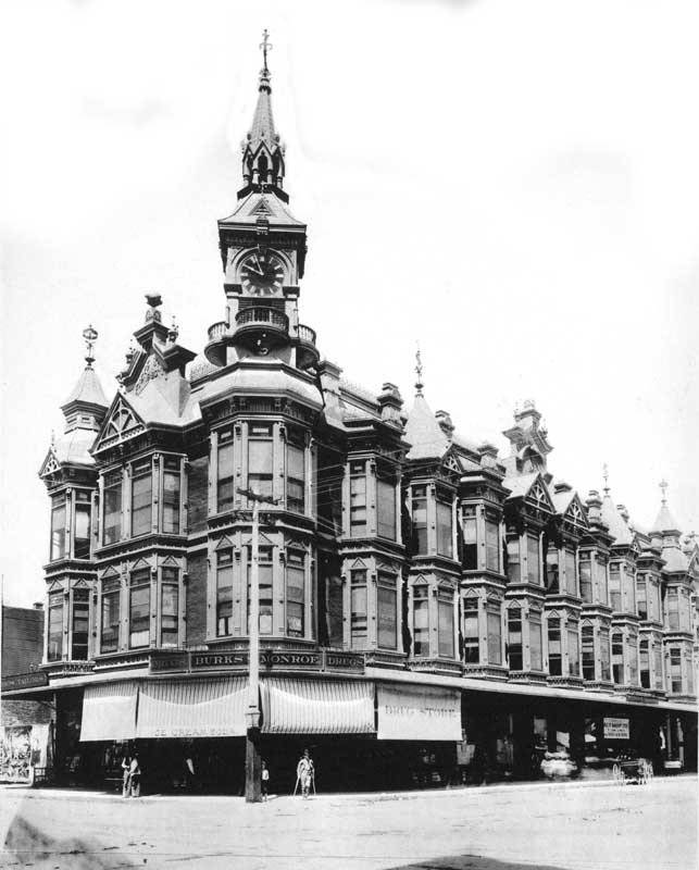 Fiske Block Fresno California, 1890