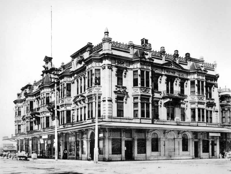 Hughes Block Fresno California, 1890