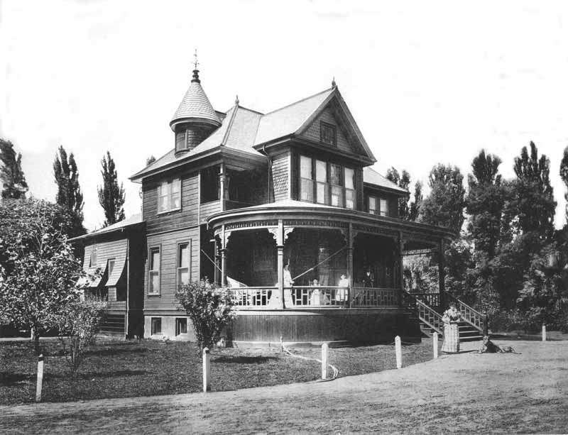 Residence of Colonel William Forsyth Fresno County California, 1890
