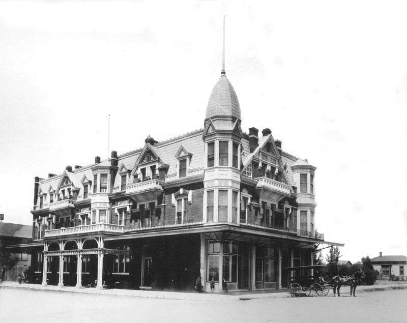 Hotel Pleasanton Fresno California, 1890