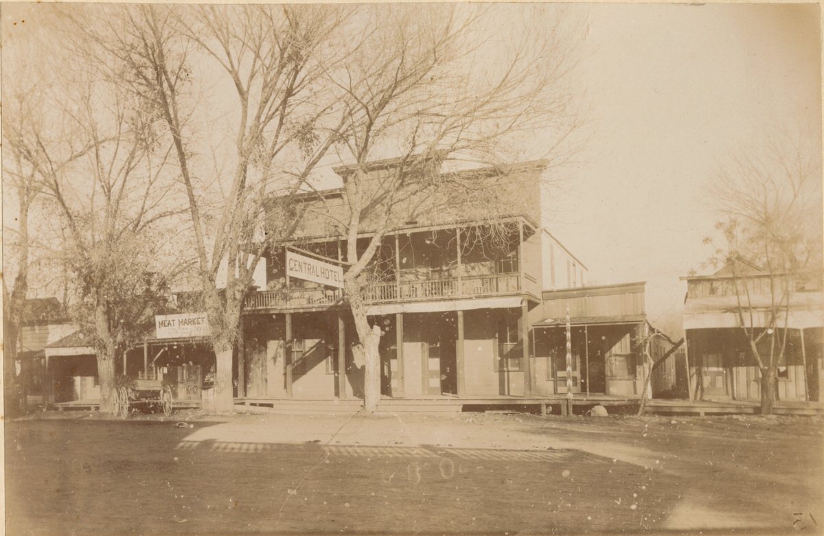 Central Hotel, Porterville, 1890