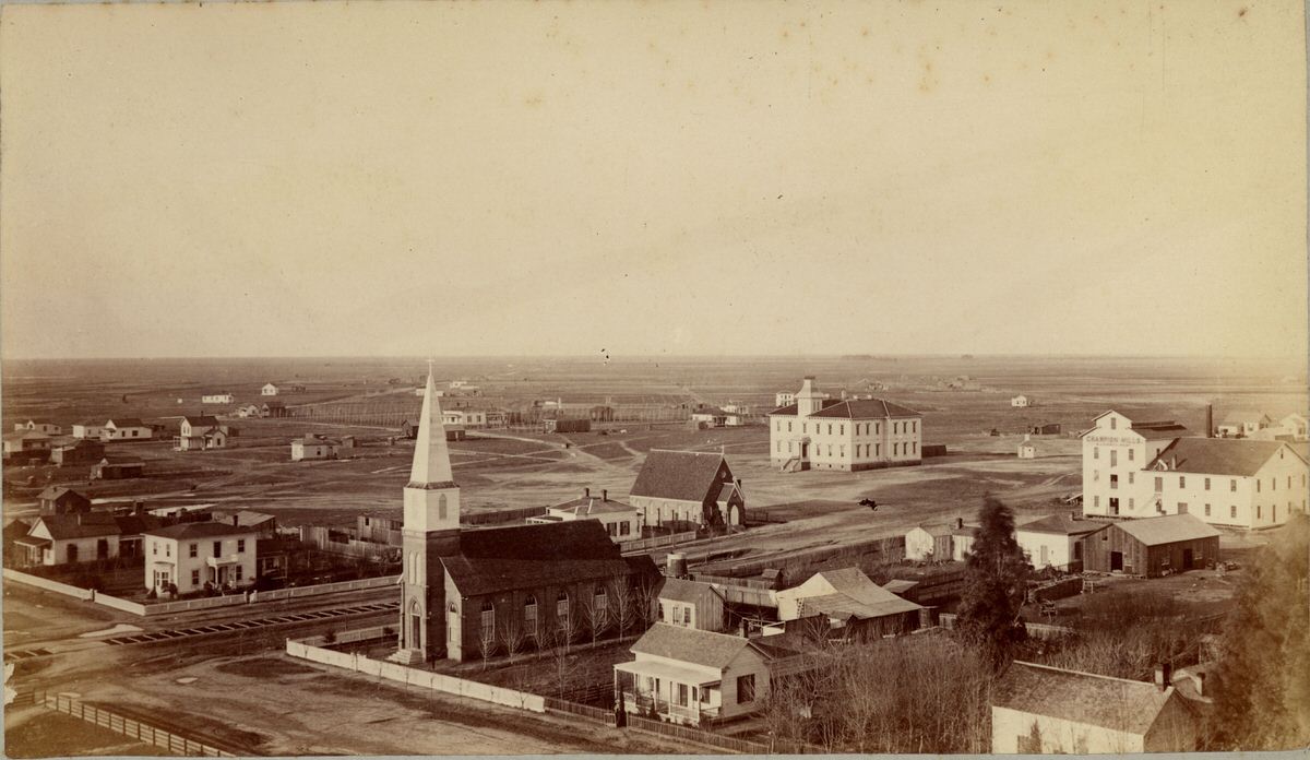 View from the top of the Courthouse, 1896