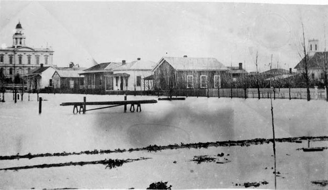 M south of Merced Flood of 1884, Fresno, California