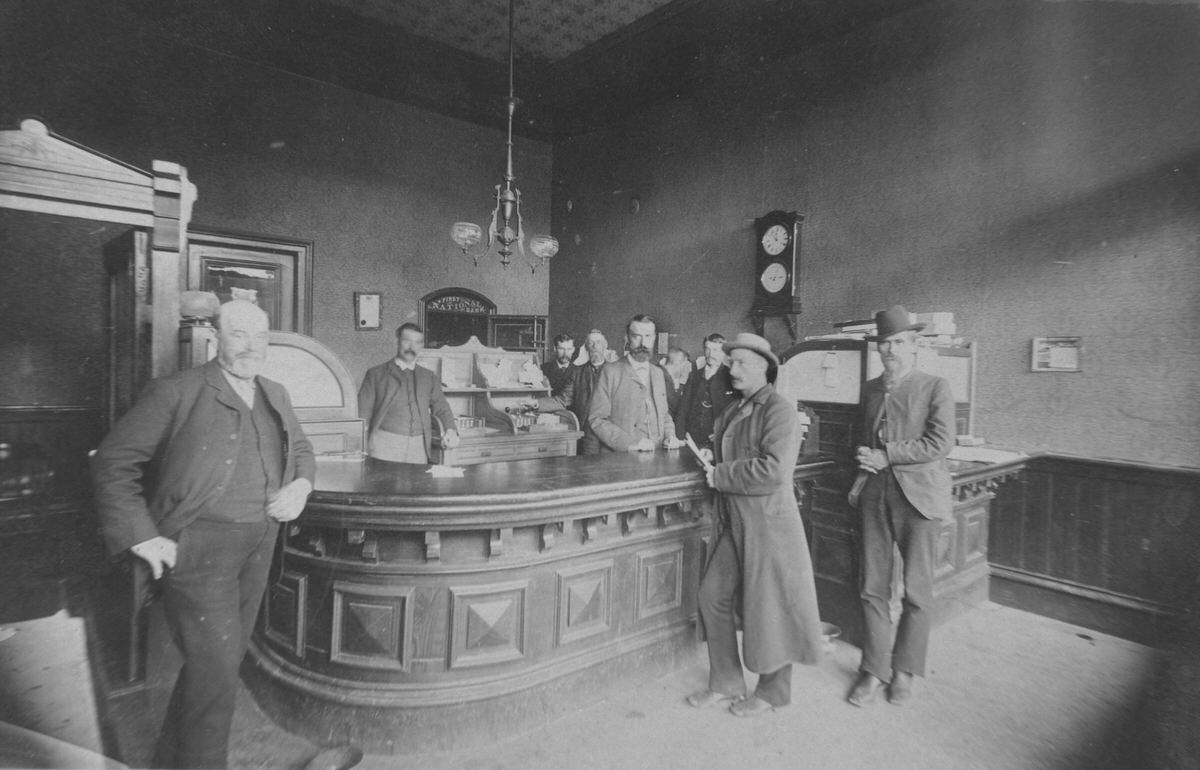 Interior First National Bank, 1890