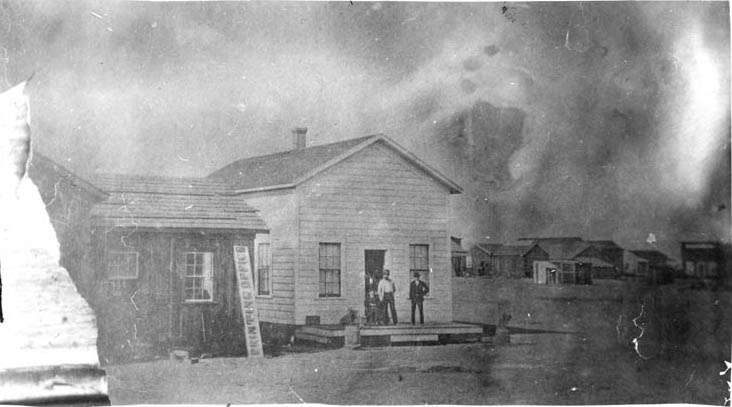 Expositor office, Fresno, California, 1890