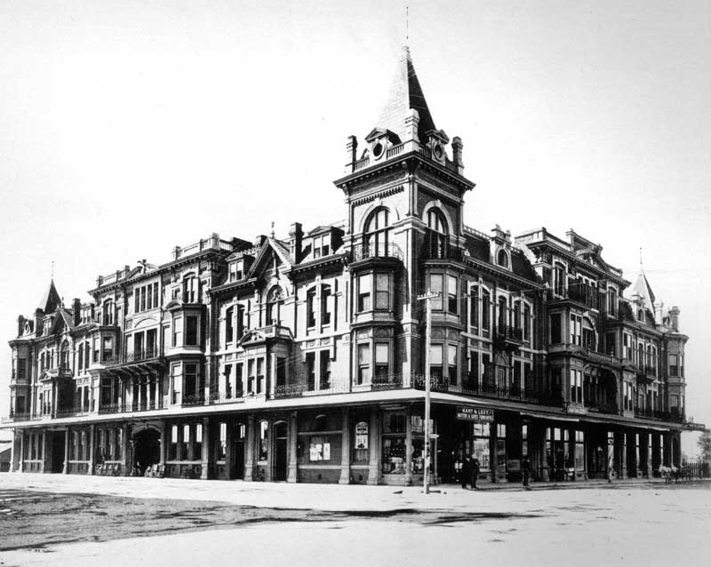 Hughes Hotel Fresno California, 1890