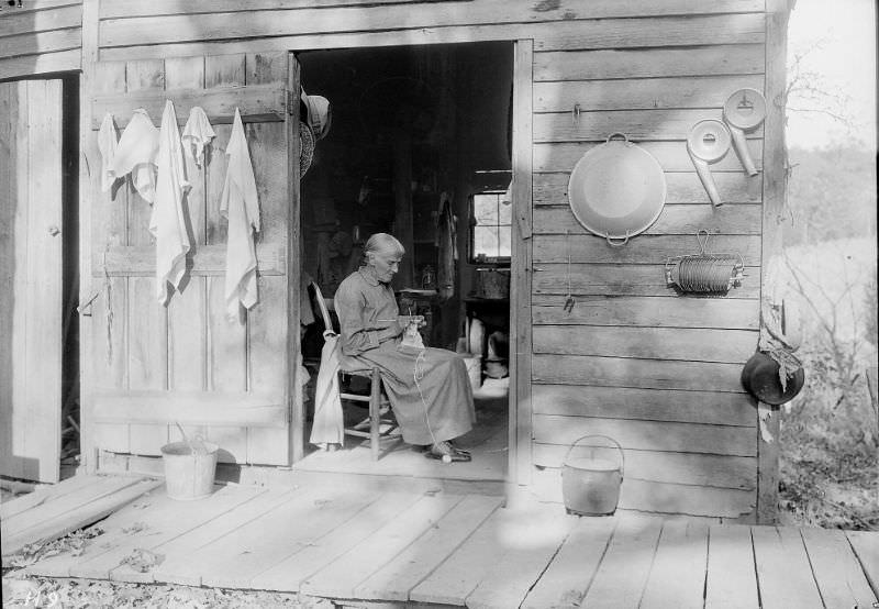 Mrs. Sarah J. Wilson has lived ninety-one years on a farm near Bulls Gap, Tennessee. She is still very active and resourceful, October 1933