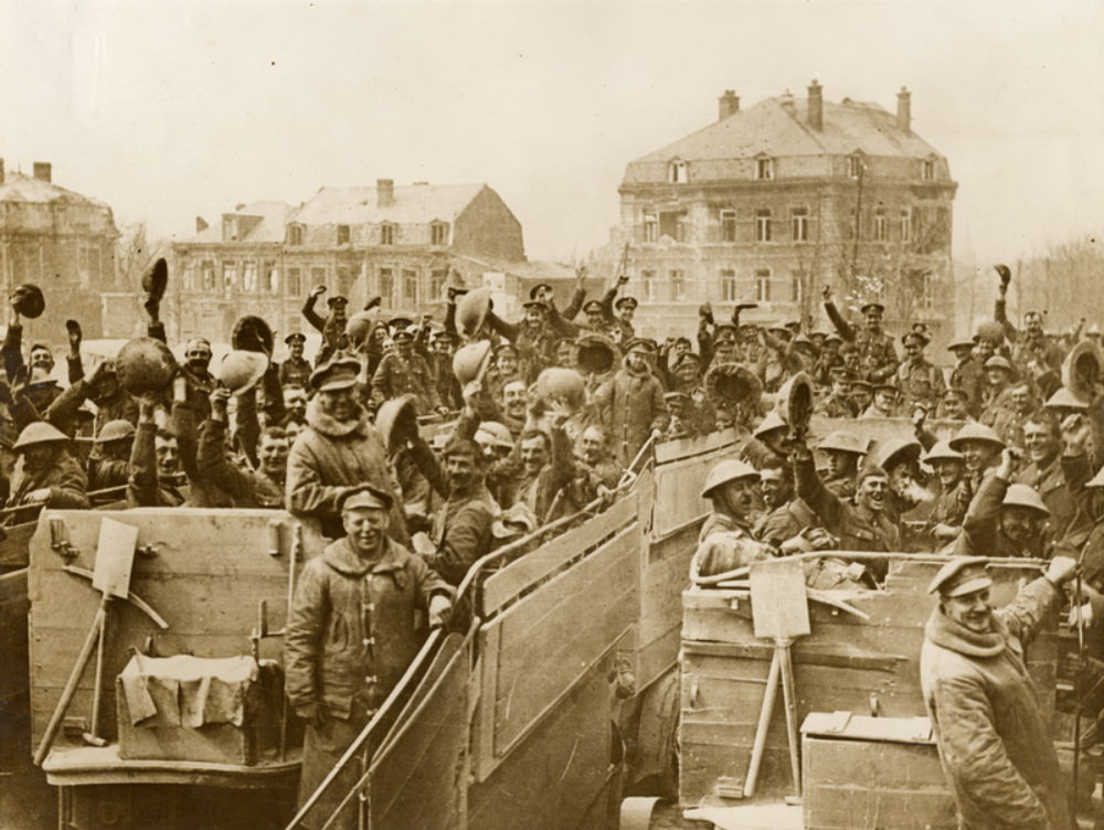 London Buses that Were Used to Transport British Soldiers to the Western Front During WWI