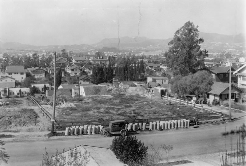 Arroyo De La Sacatela storm drain, 1926