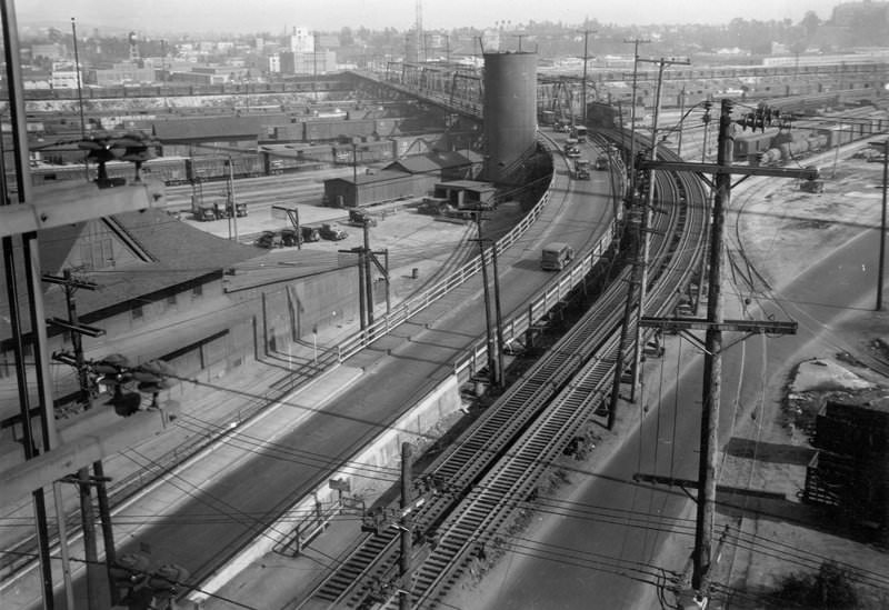 Fourth Street viaduct, 1926