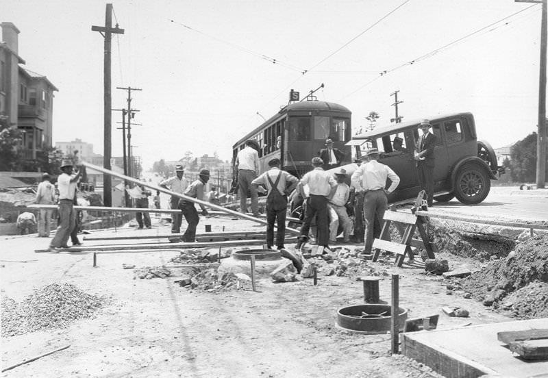 Automobile Wreck, 1929