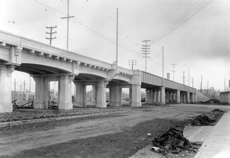 Pico Street Bridge, 1927