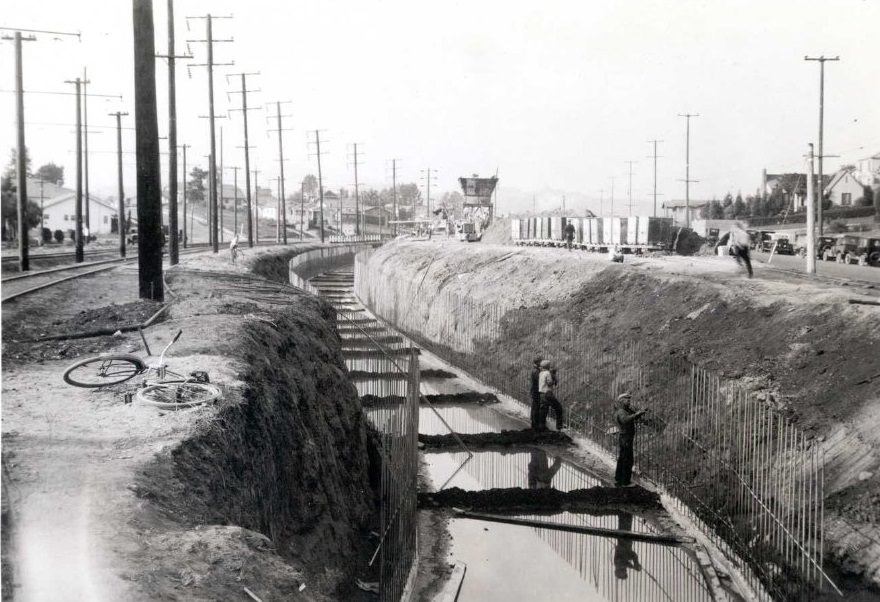 Verdugo Road and Glassell Avenue Storm Drain, 1927