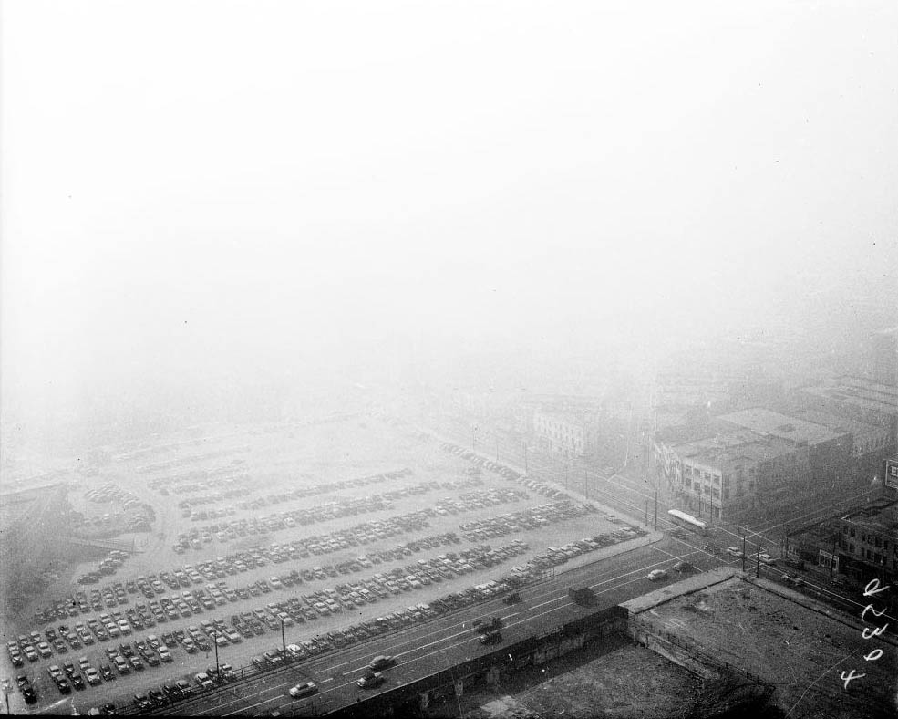 Smog -- Civic Center, 1 October 1952.