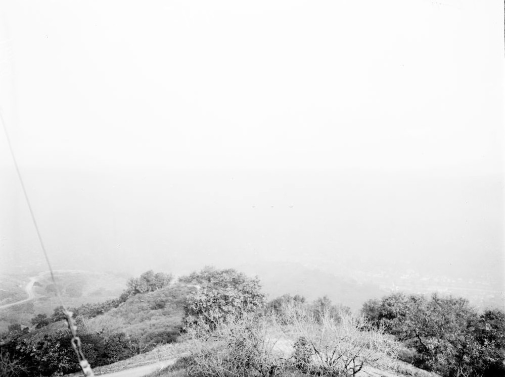 Smudge and smog in San Fernando Valley, 1950