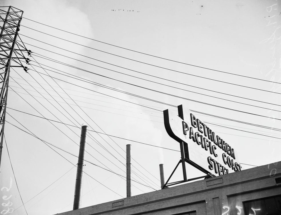 Bethlehem Steel Corporation at 3396 East Slauson Avenue, 1950