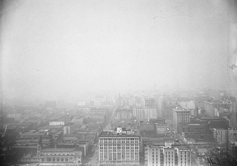 View from City Hall, 18 July 1947