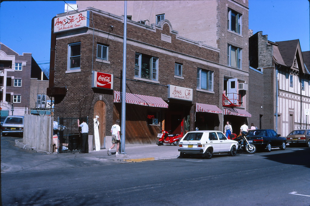 Gilman Street, south of State, Madison, March 1987