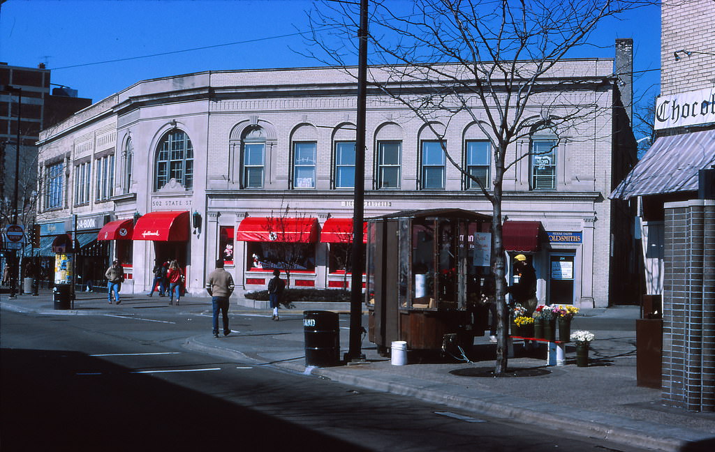 State Street & Fairchild, Madison, March 1987