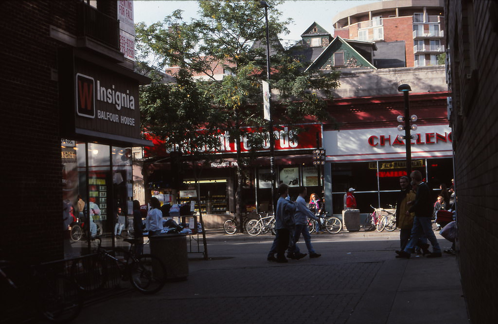 Looking to State Street, Madison, 1980s.