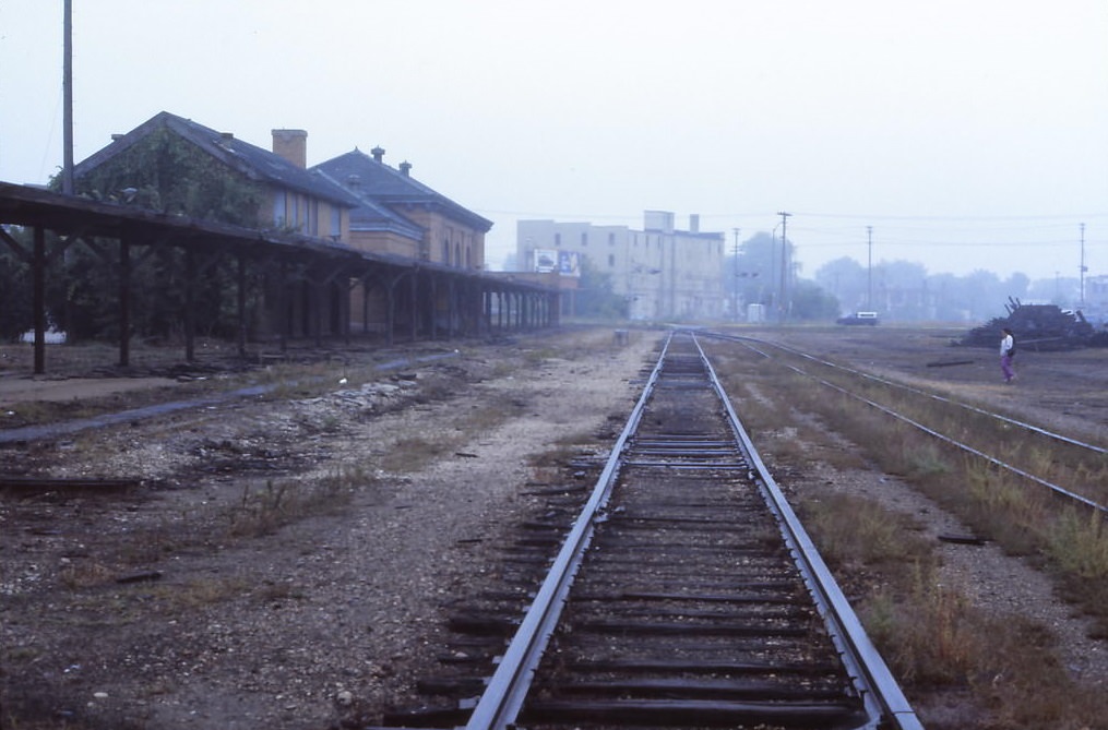 old train station, Madison, fall 1986