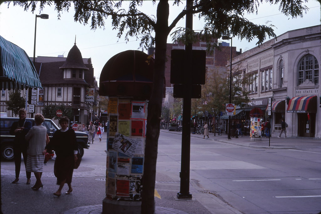 State Street, Madison, Fall 1985