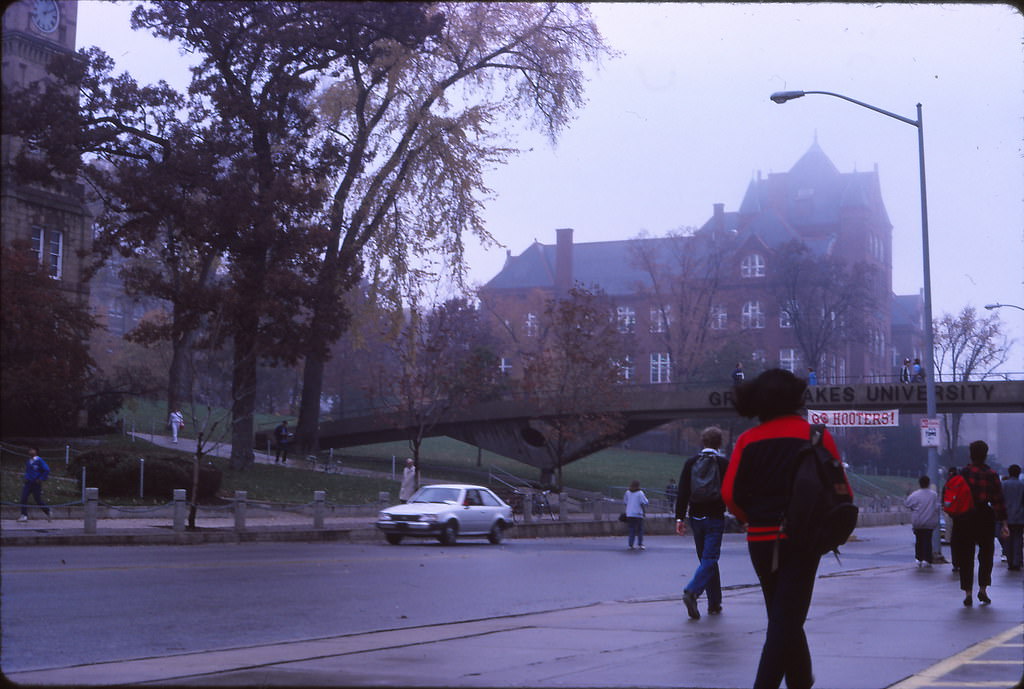Park Street, University of Wisconsin, Madison--Fall 1985
