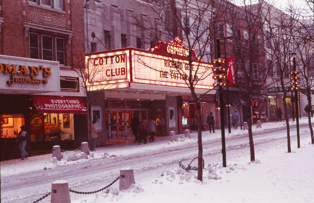 Orpheum Theater, State Street, Madison (Jan 1985)