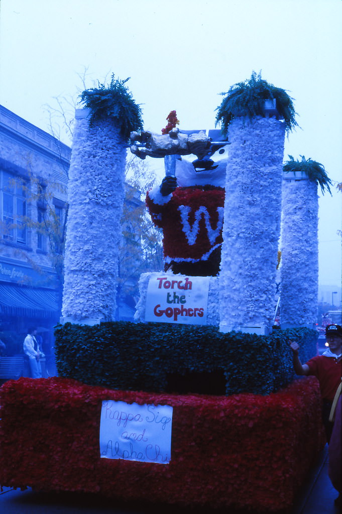 Homecoming Parade, UW Madison Fall 1984