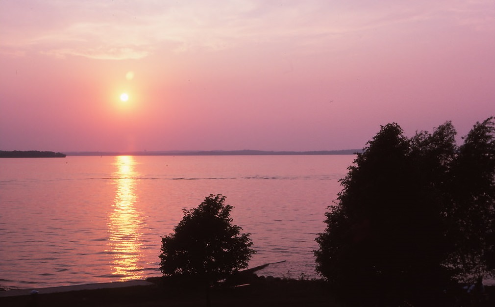 Lake Mendota Sunset, 1980s