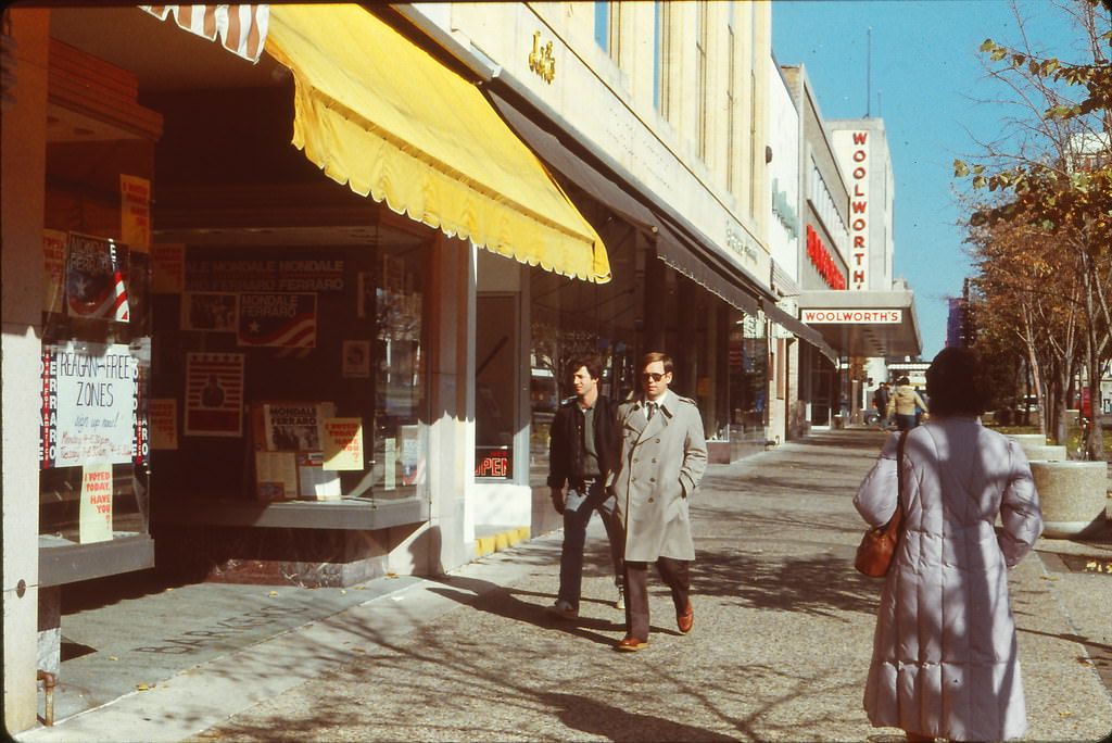 Along the Square, Madison, WI Fall 1984