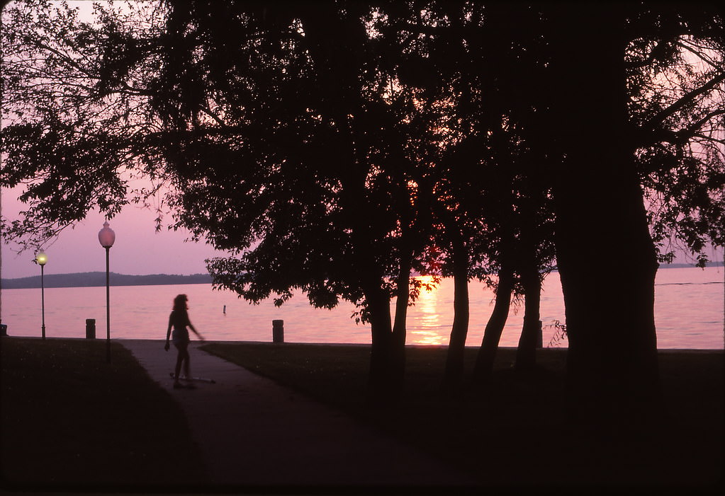 Lake Mendota Sunset, Madison, 1980s