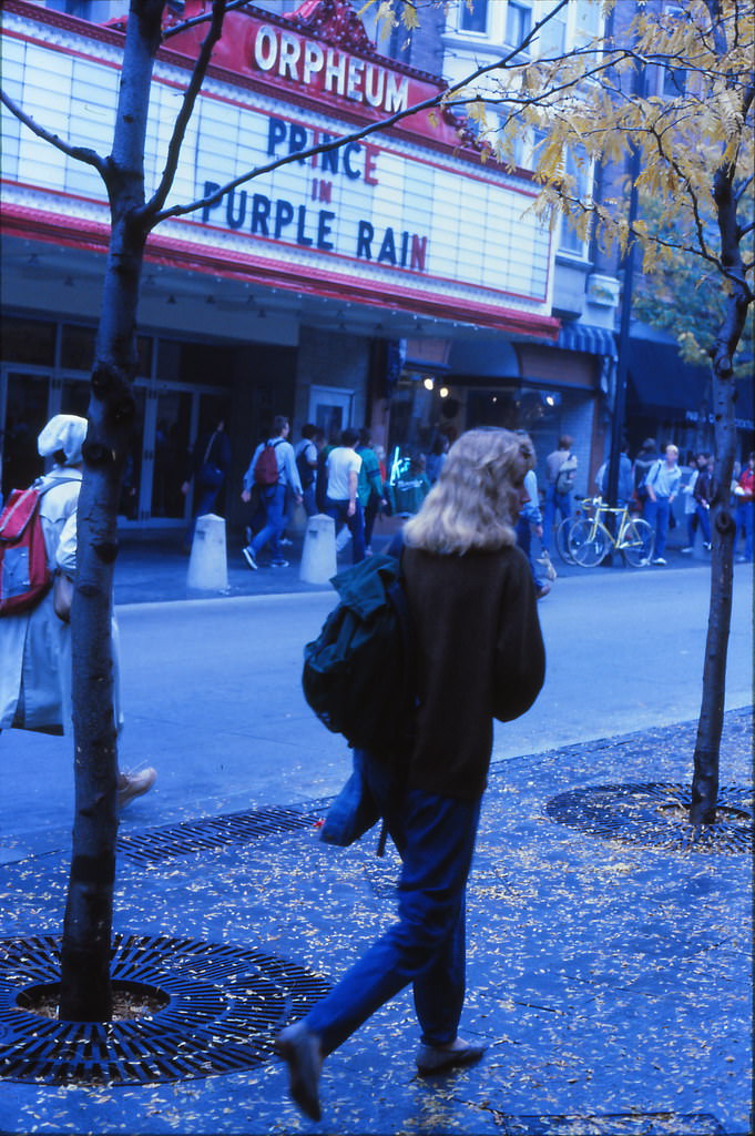 Purple Rain at The Orpheum, State Street, Madison Fall 1984