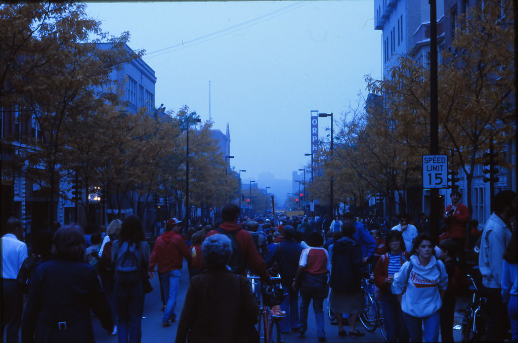State Street, Madison Fall 1984