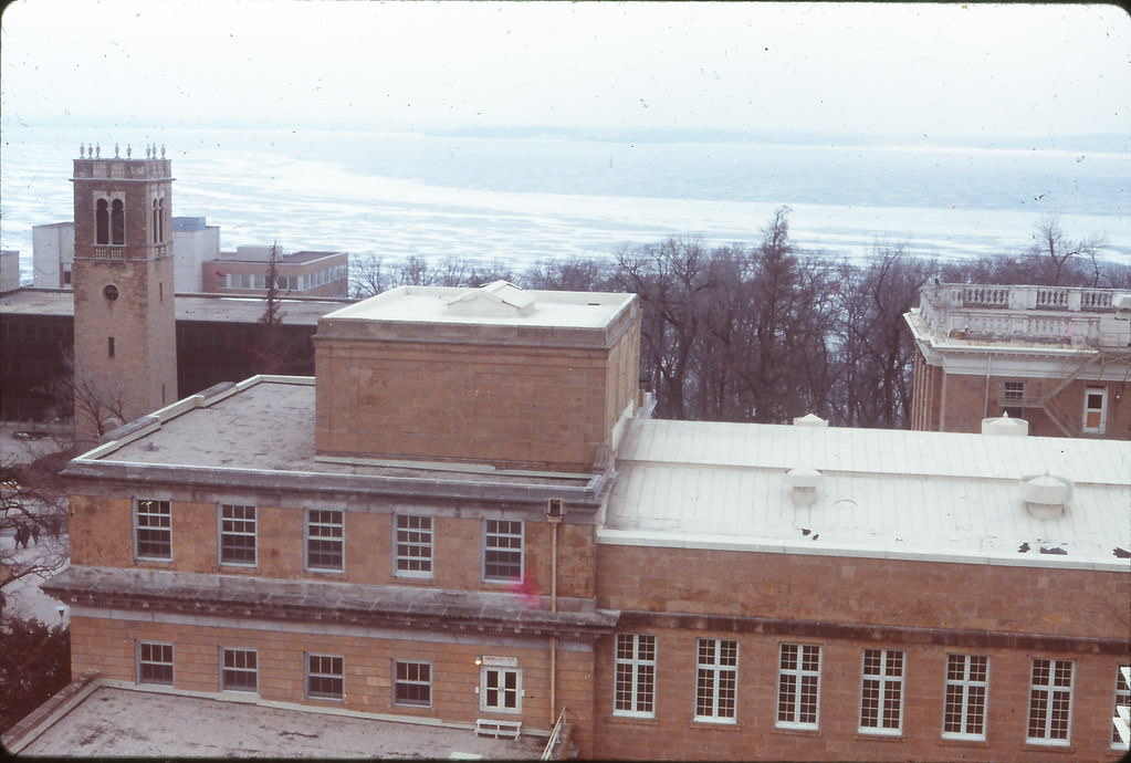 View from Van Vleck Hall, Madison, WI, 1985