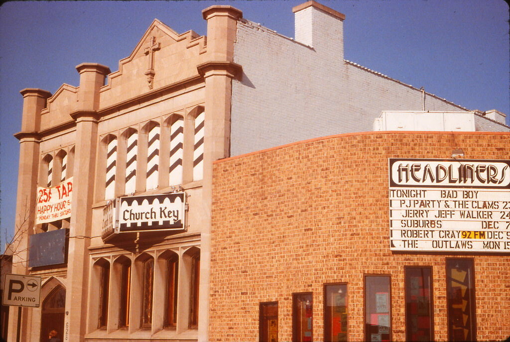 Two Madison bars: Church Key & Headliners, Fall 1986