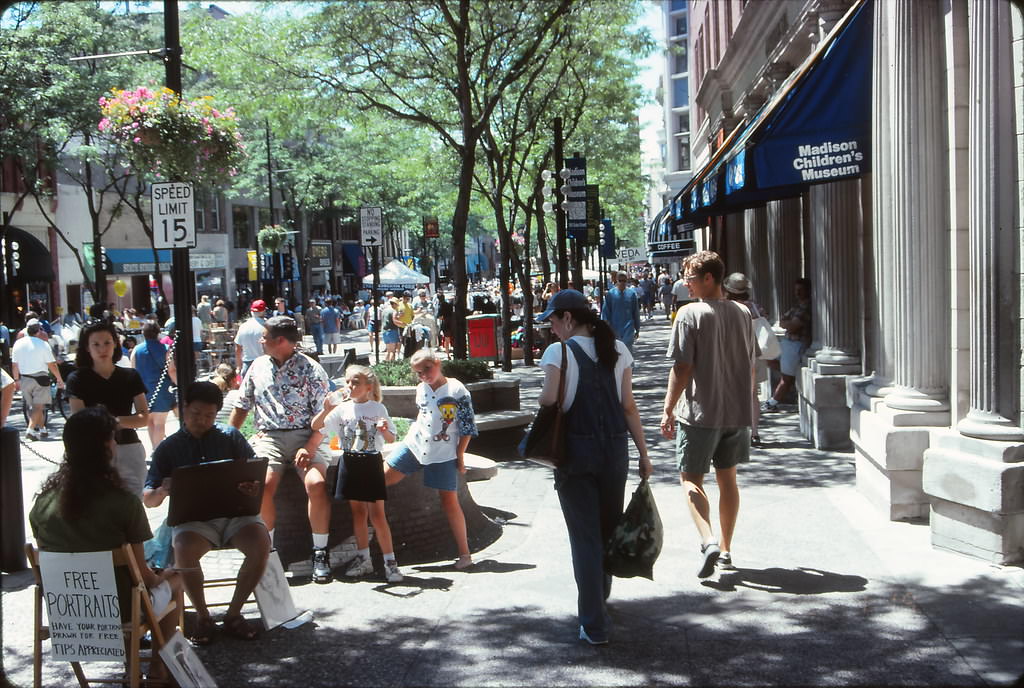 State Street, Madison, July 1998