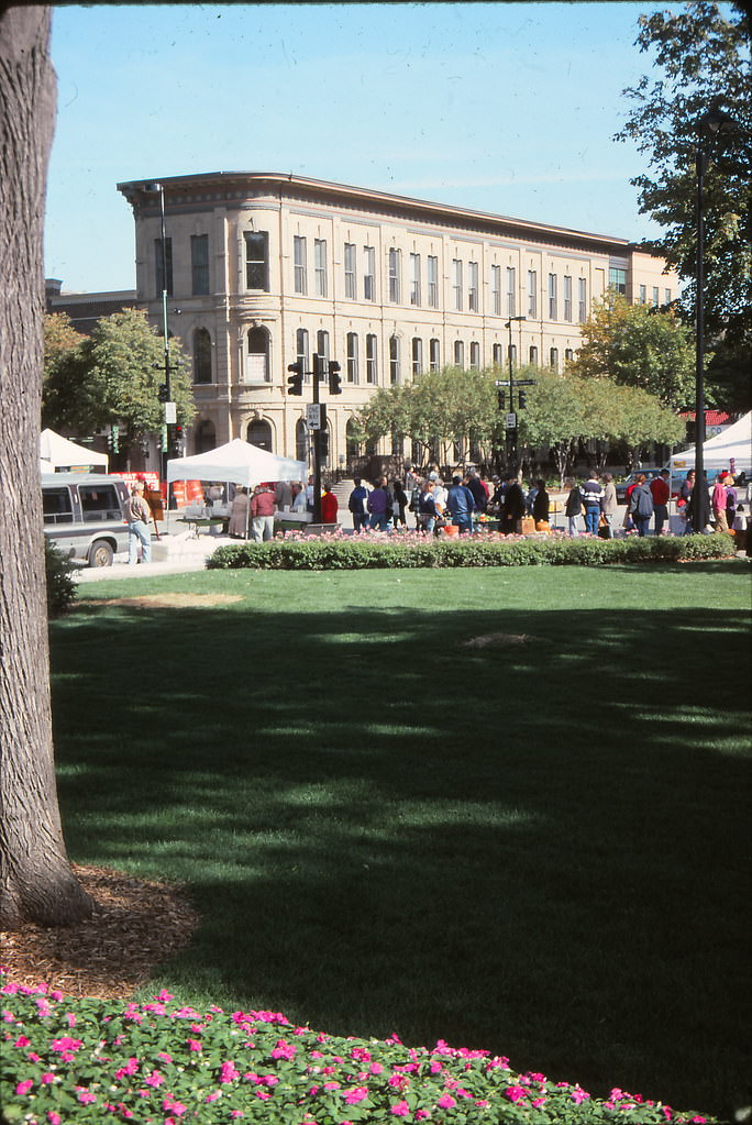 View from Capitol Grounds, Madison, Sept 1995