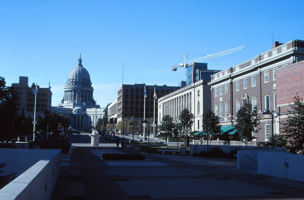 State Capitol from Monona Terrace, Madison, September 1999