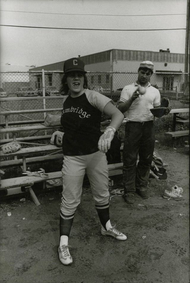 High school girls' softball