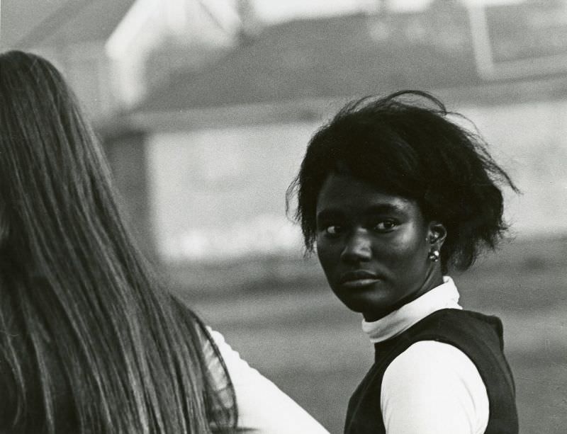 Student on field