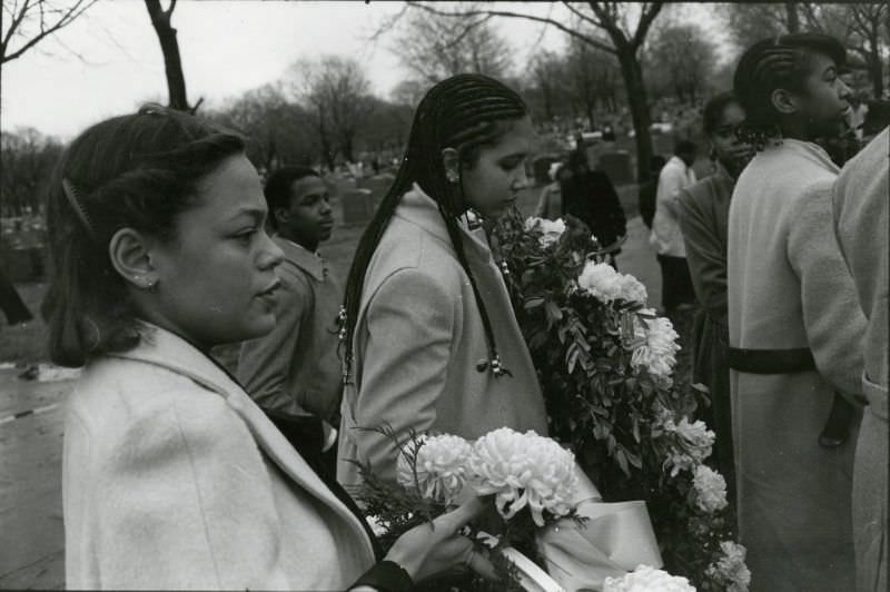 Students at funeral