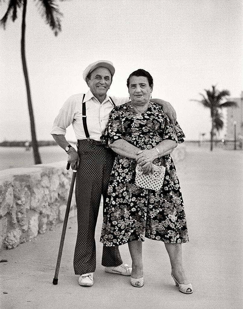The Miami Herald named Jacob Moses the best dressed man ion South Beach. Jacob and Rose Moses were taking an evening stroll along the beach.