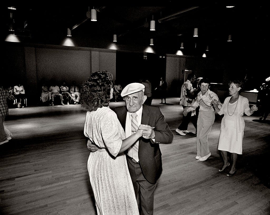 The Ballroom of Romance, an indoor weekly dance for the jewish community of South beach in the community centre, Miami Beach, Florida.