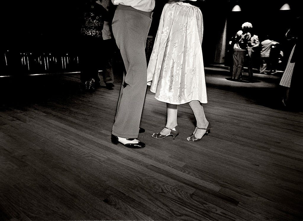 The Ballroom of Romance, an indoor weekly dance for the jewish community of South beach in the community centre, Miami Beach, Florida.