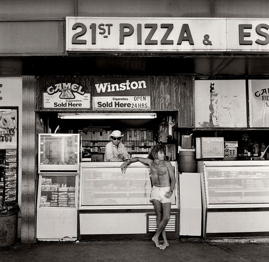 The 21st Street Pizza and Coffee kiosk was no bigger than a garden shed.