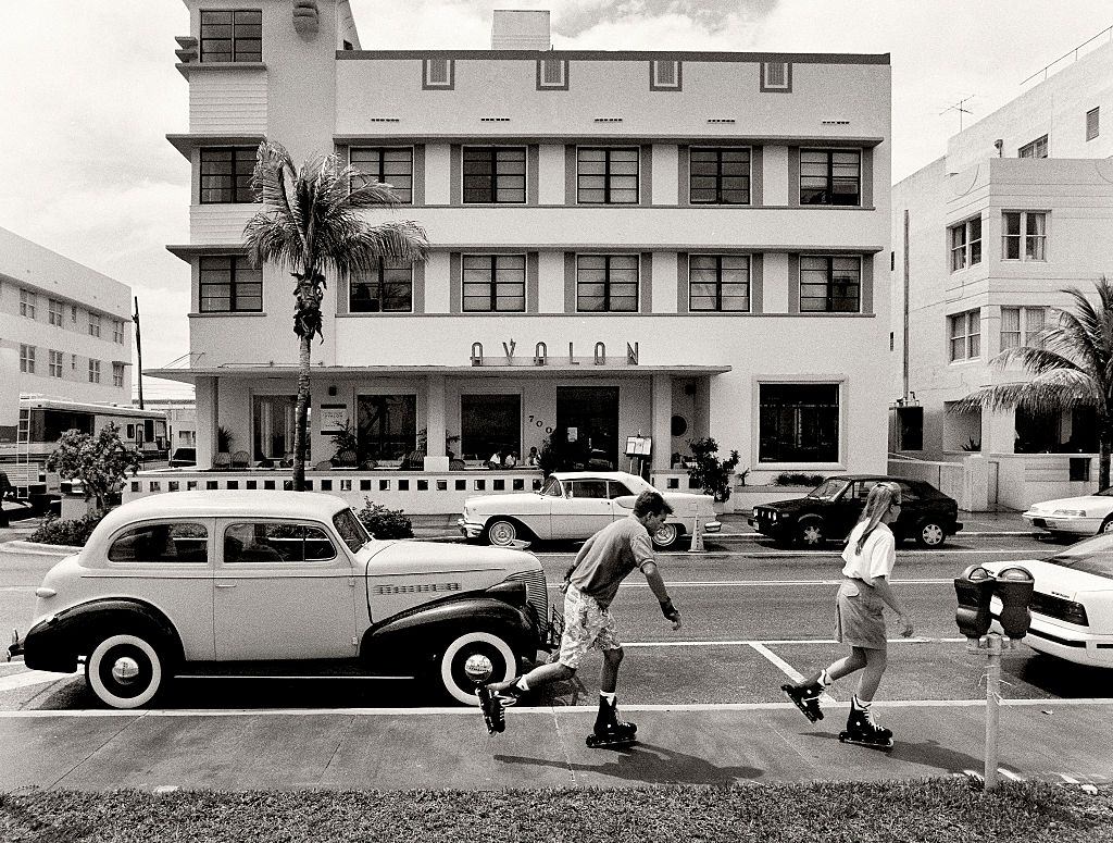 Avalon Hotel, Washington Avenue, Miami Beach, Florida.